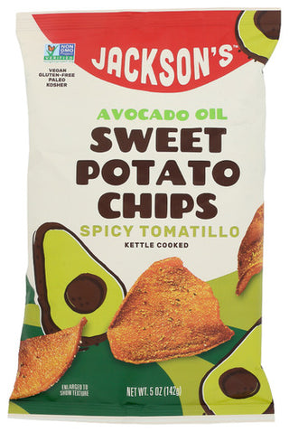 Jacksons Chips Chips Swt Pot Spcy Tmtll