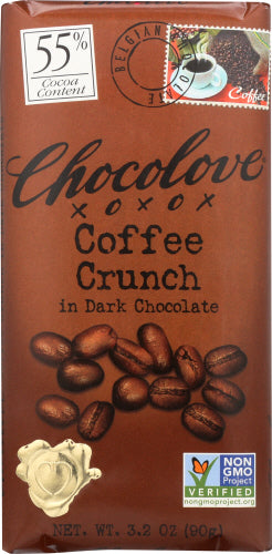 Chocolove Choc Bar Drk Coffee Crnch