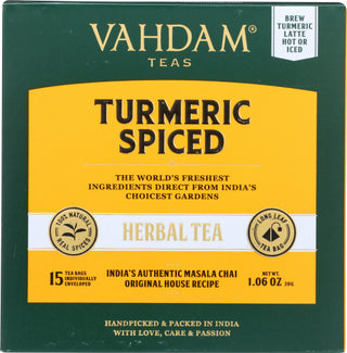 Vahdam Teas Tea Herbal Turmeric Spicd