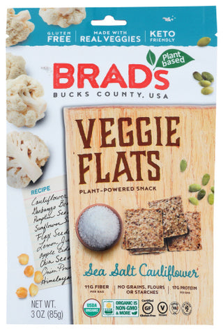Brads Plant Based Flats Veg Cauliflwr Sslt