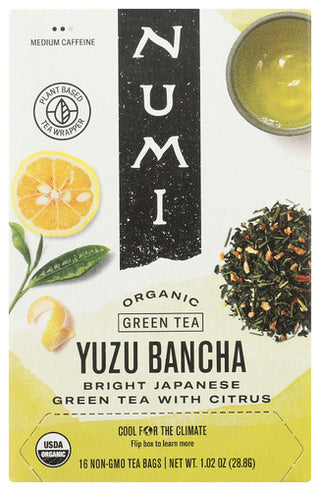 Numi Teas Tea Grn Yuzu Bncha Japanese