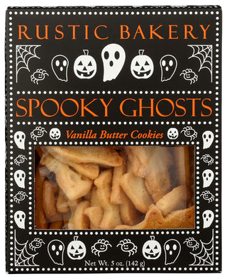 Rustic Bakery Cookies Spooky Ghosts