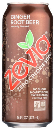 Zevia Soda Gngr Root Beer