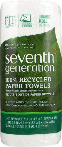 Seventh Generation Paper Towel Wht 1rl