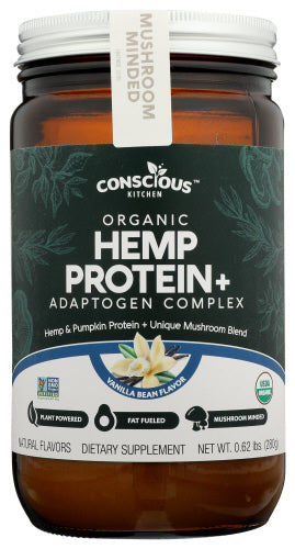 Conscious Kitchen Hemp Protein Vanilla Org