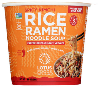 Lotus Foods Noodle Bowl Kimchi Spicy