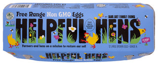 Helpful Hens Eggs Free Rnge Lrg Brwn