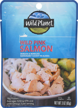 Wild Planet Pouch Salmon Wild Pink