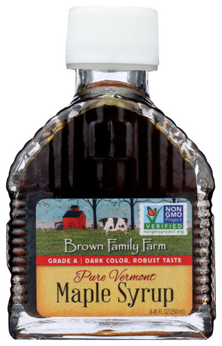 Brown Family Farm Syrup Maple Cbn Gls Grd A