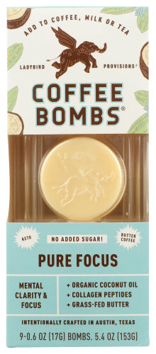 Ladybird Provisions Coffee Bombs Pure Focus