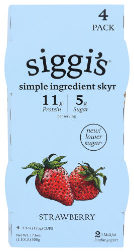 Siggis Yogurt 2p Strawberry 4ct