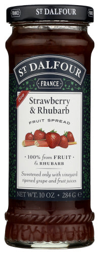St Dalfour Conserve Strwbry Rhubarb