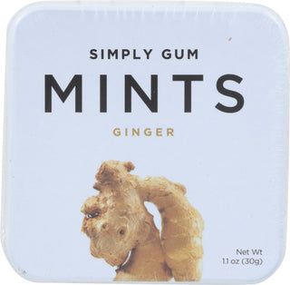 Simplygum Mints Ginger Natural
