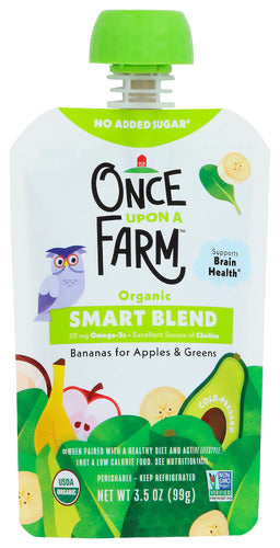Once Upon A Farm Blend Smthie Bnana Apple Grn