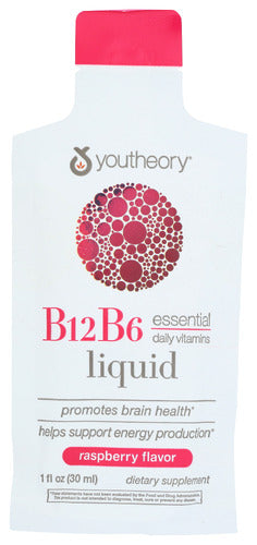 Youtheory Vitamin B12 B6 Liq 12ct