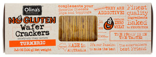 Olinas Bakehouse Cracker Wafer Turmeric Gf