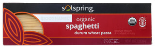 Solspring Pasta Spght Durum Wht Org