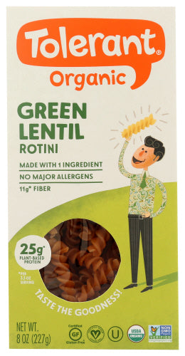 Tolerant Pasta Rotini Grn Lntl Org
