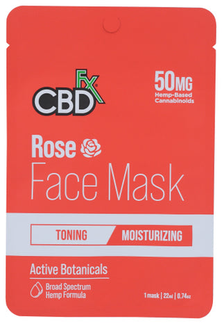 Cbdfx Mask Hemp Rose 50mg