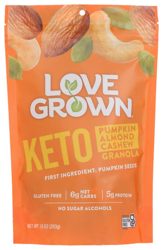 Love Grown Granola Pumpkn Almd Keto