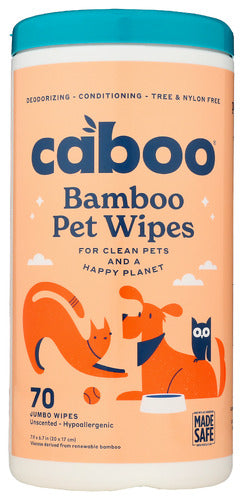 Caboo Pet Wipes Bamboo