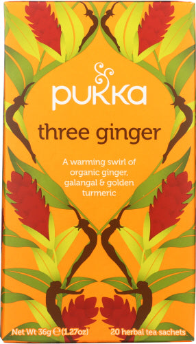 Pukka Herbs Tea Herbal Three Ginger