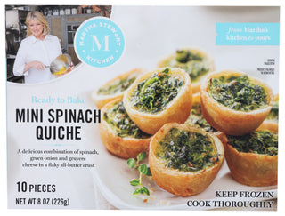 Martha Stewart Kitchen Spinach Quiche Mini