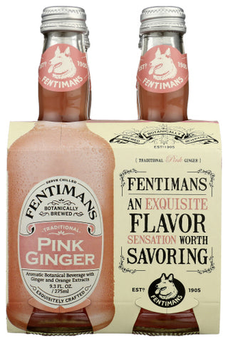 Fentimans Bev 4pk Pink Ginger