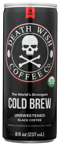 Death Wish Coffee Coffee Cld Brw Unswt Blck