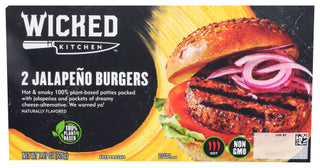 Wicked Burgers Meatless Jalapeno