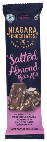 Niagara Bar Dk Choc Salted Almond