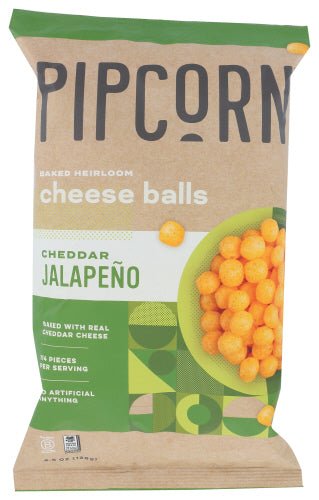 Pipcorn Cheese Ball Jalapeno Cheddar