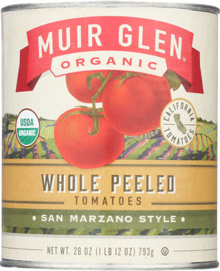 Muir Glen Tomato Plum Whl Peeled Org