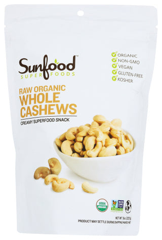 Sunfood Superfoods Cashews Organic