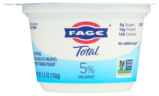 Fage Total Greek Yogurt Plain 5% Total