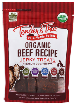 Tender And True Treat Dog  Jerky Beef Org