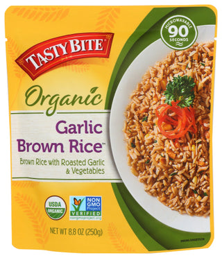 Tasty Bite Rice Brwn Rstd Garlic